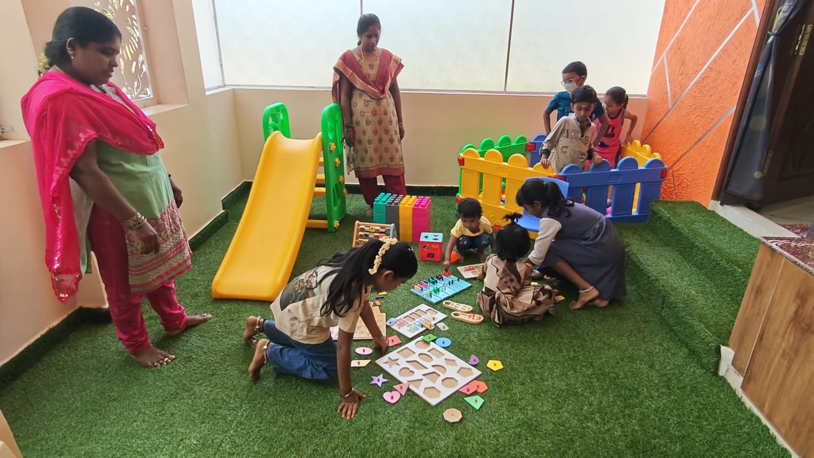 BrightRoots Kids Care classroom activity